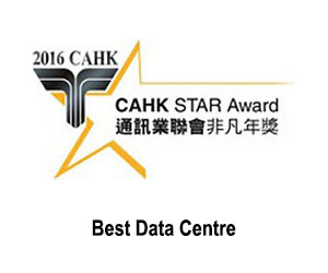 SUNeVision iAdvantage has won the 2016 CAHK Star Awards : Best Data Centre